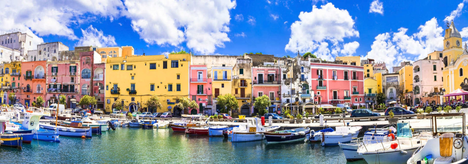 Итальянски новый город. Procida.